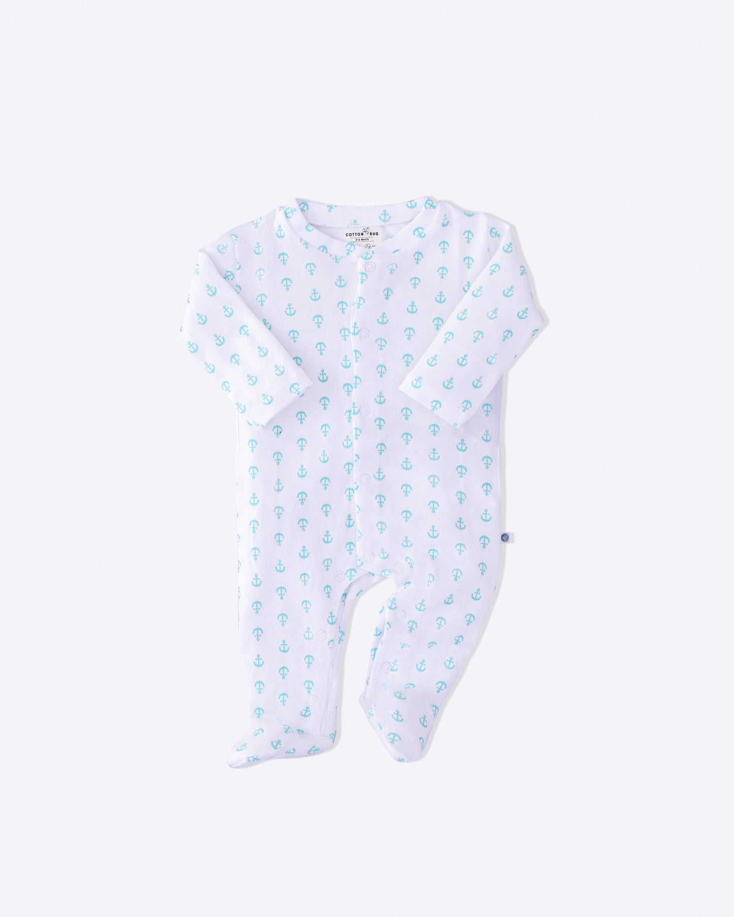 ANCHOR - Full Pyjama Organic Baby Romper