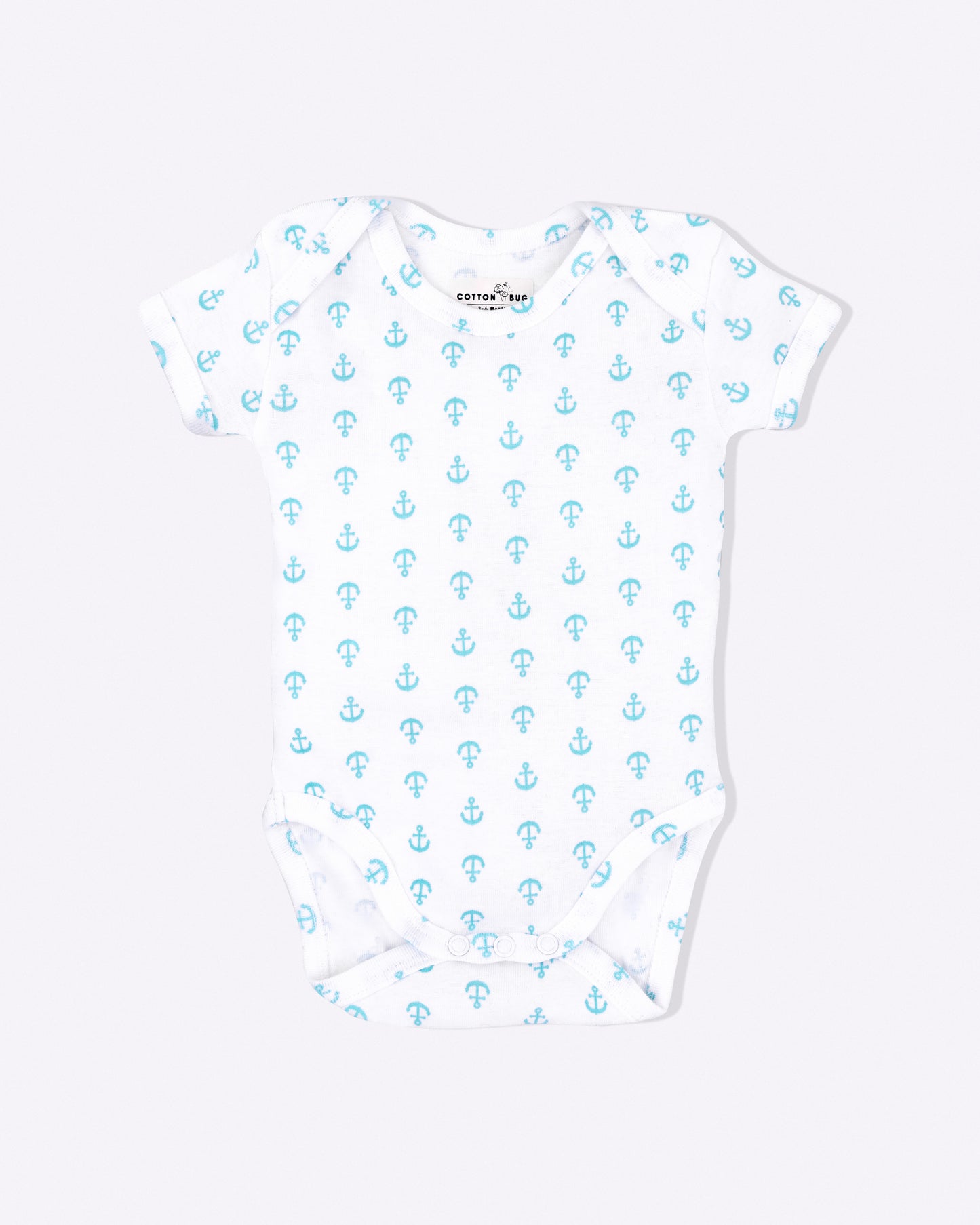 ANCHOR - Half Sleeve - Organic Baby Romper - Set of 3