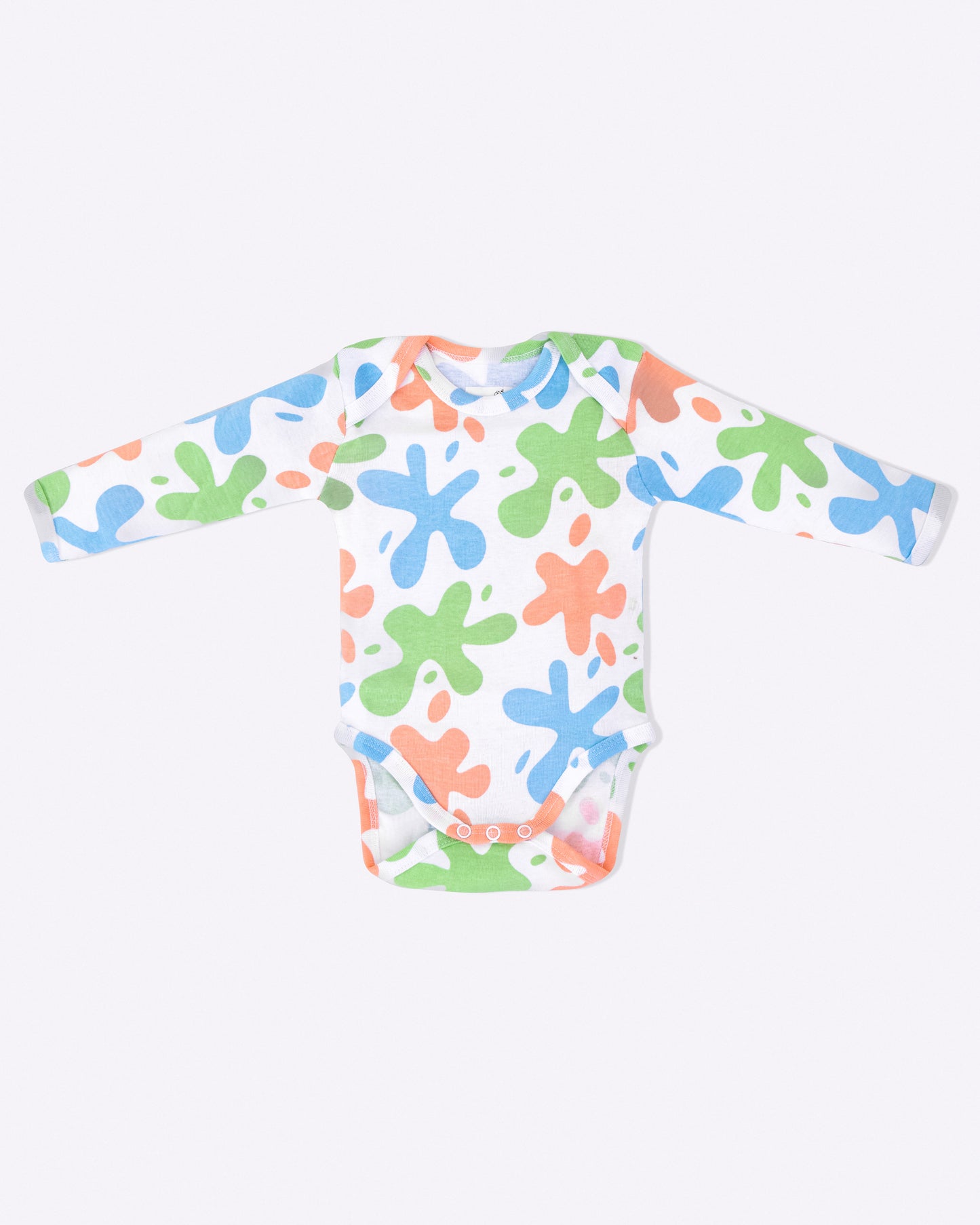 ART SPLASH - Full Sleeve - Organic Baby Romper - Set of 3