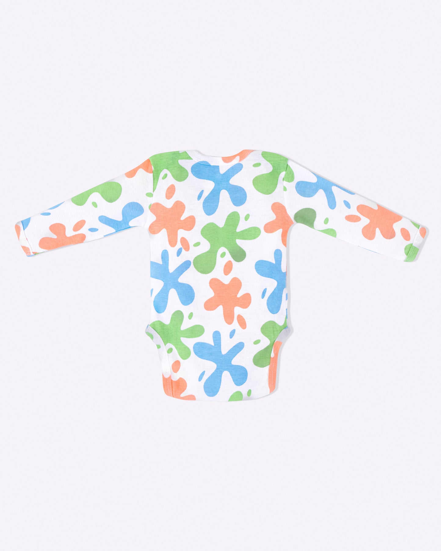ART SPLASH - Full Sleeve - Organic Baby Romper - Set of 3
