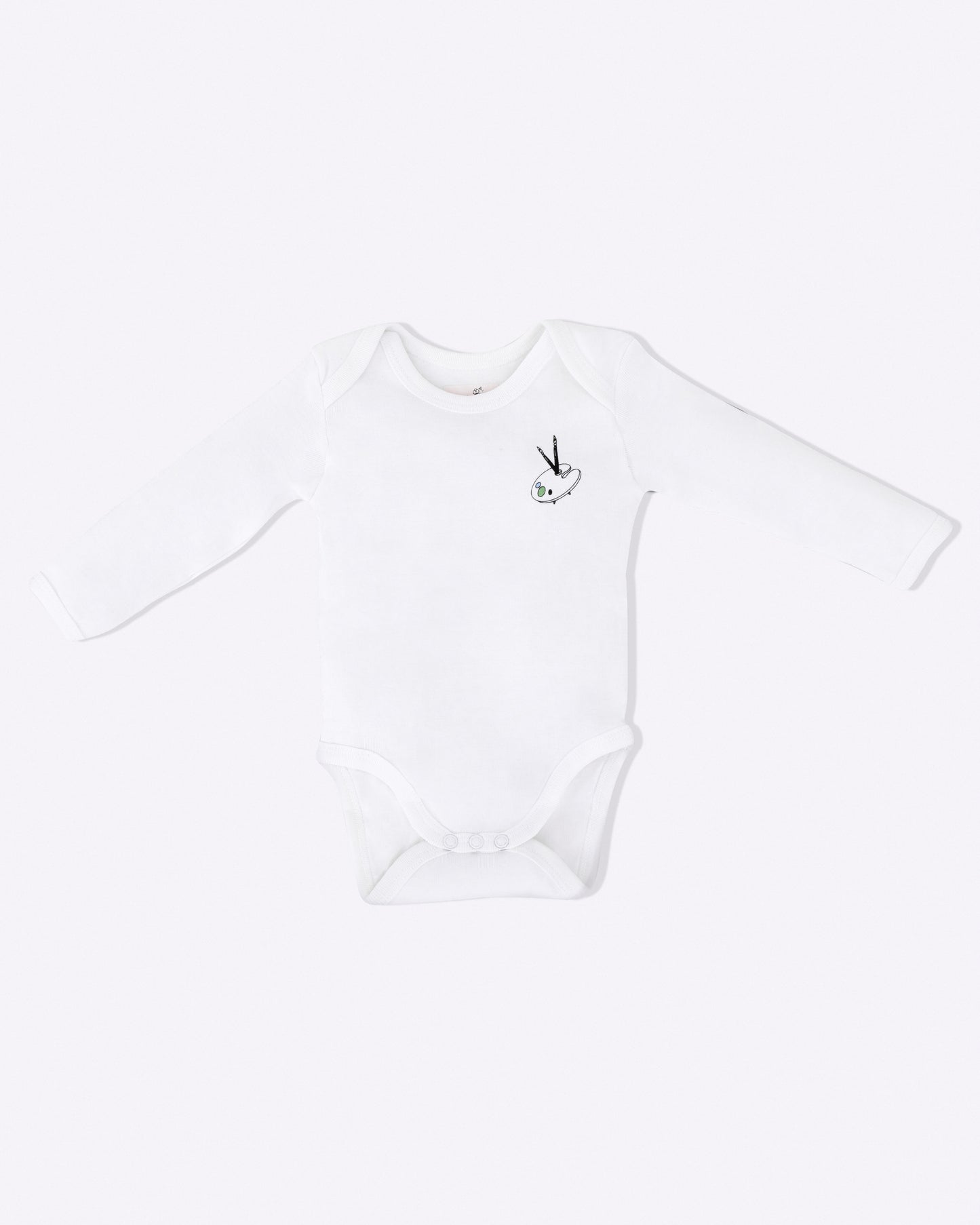 ART SPLASH - Full Sleeve - Organic Baby Romper - Set of 3