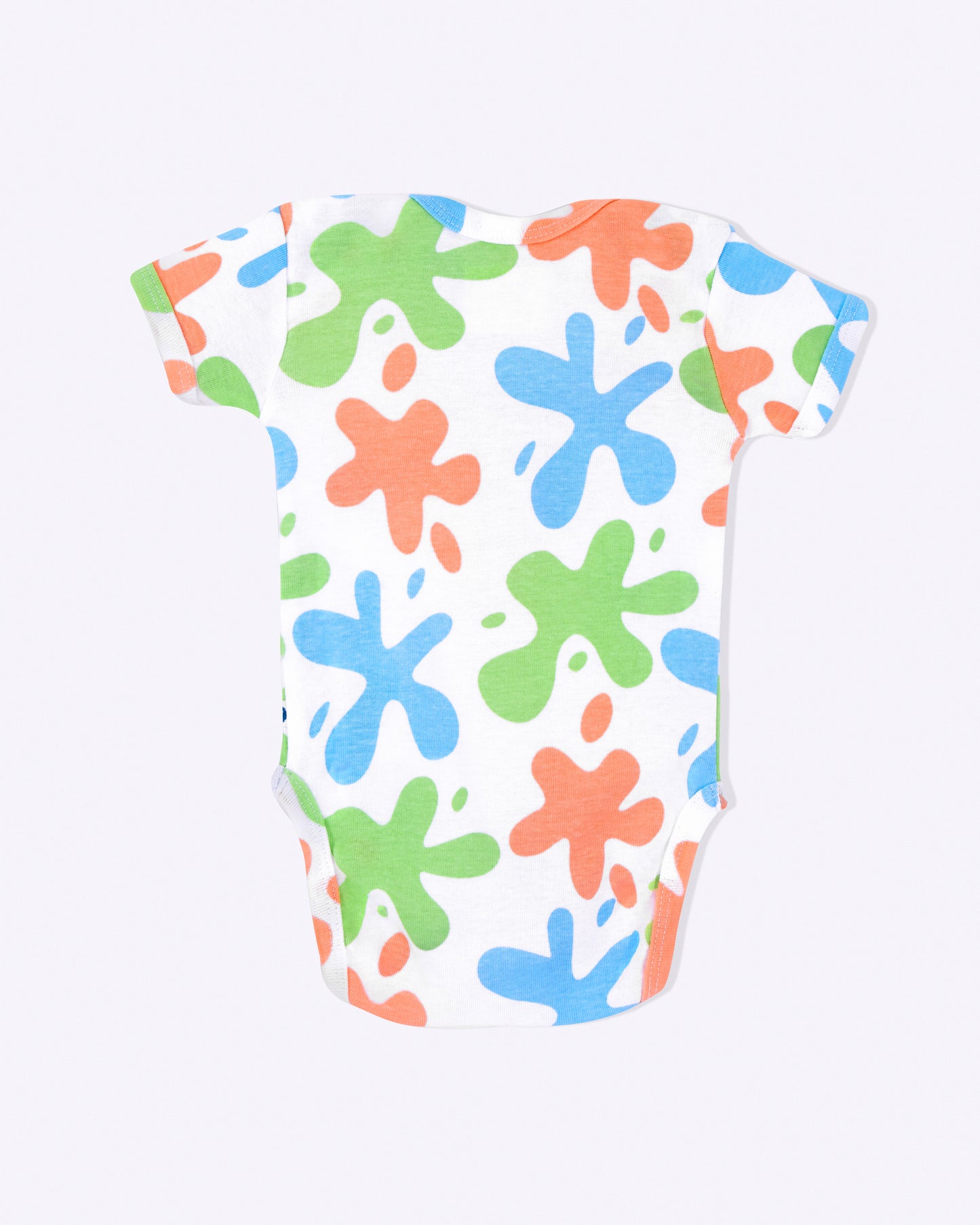 ART SPLASH - Half Sleeve - Organic Baby Romper - Set of 3