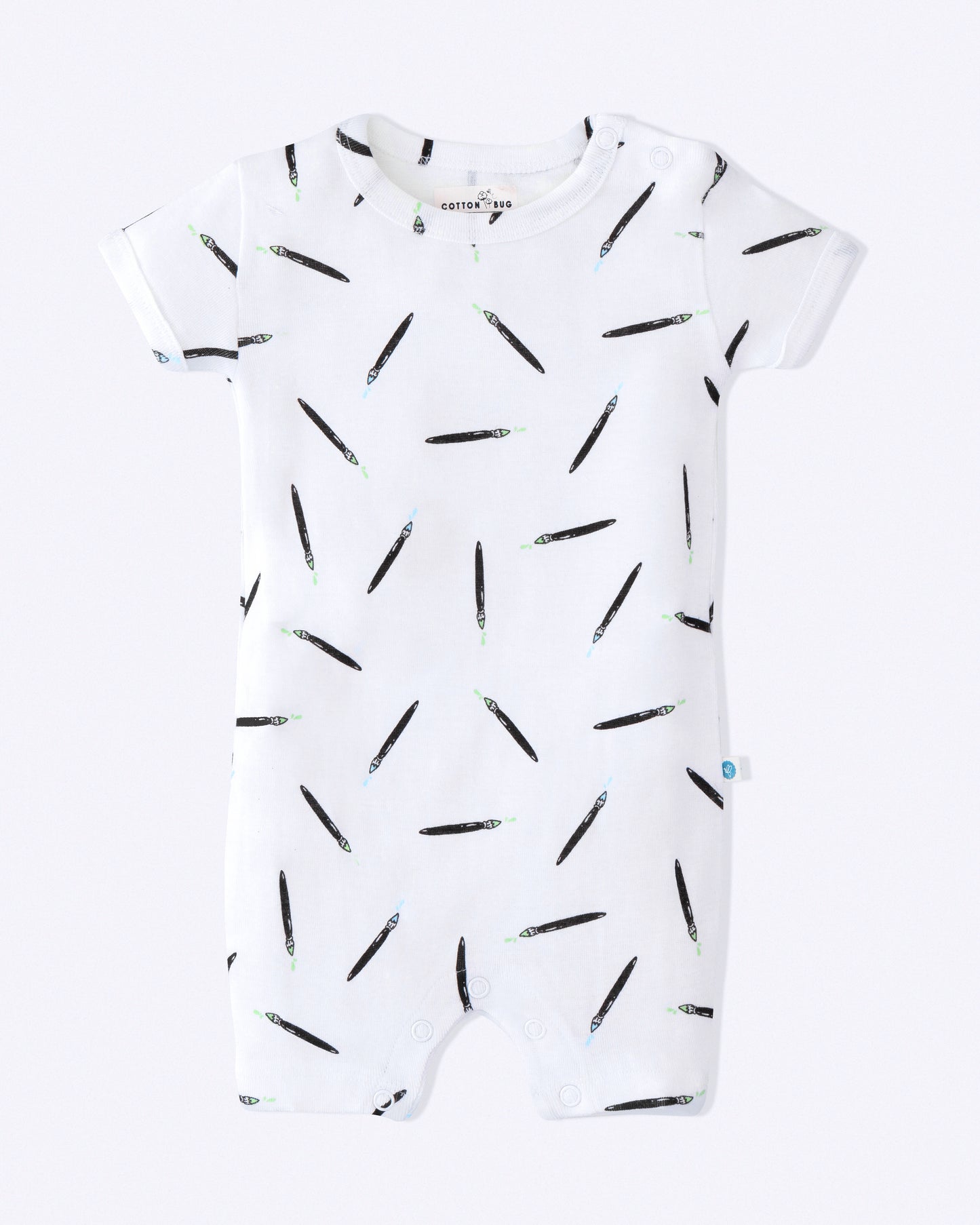 ART SPLASH - Organic Baby Romper Suit
