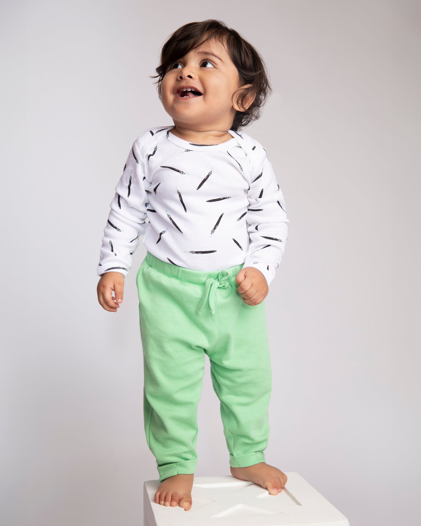 ART SPLASH - Full Sleeve - Organic Baby Romper - Set of 3