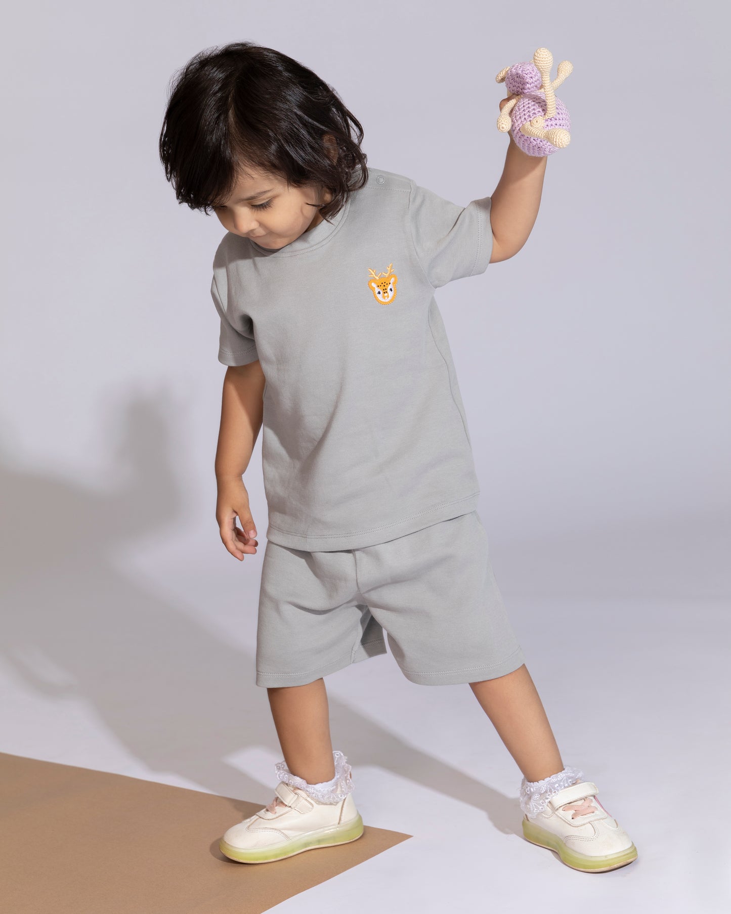 DEER - Organic Baby T-shirt & Shorts Co-ord Sets
