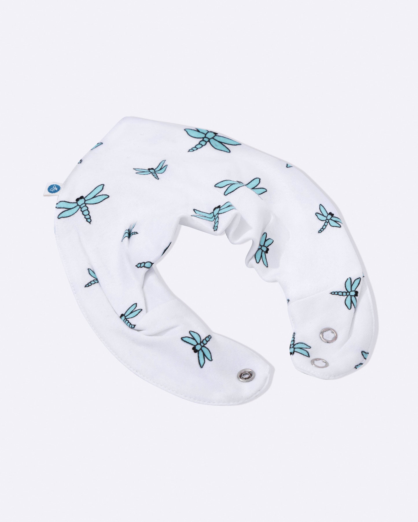 DRAGONFLY - Organic Baby Cotton Bibs - Set of 2