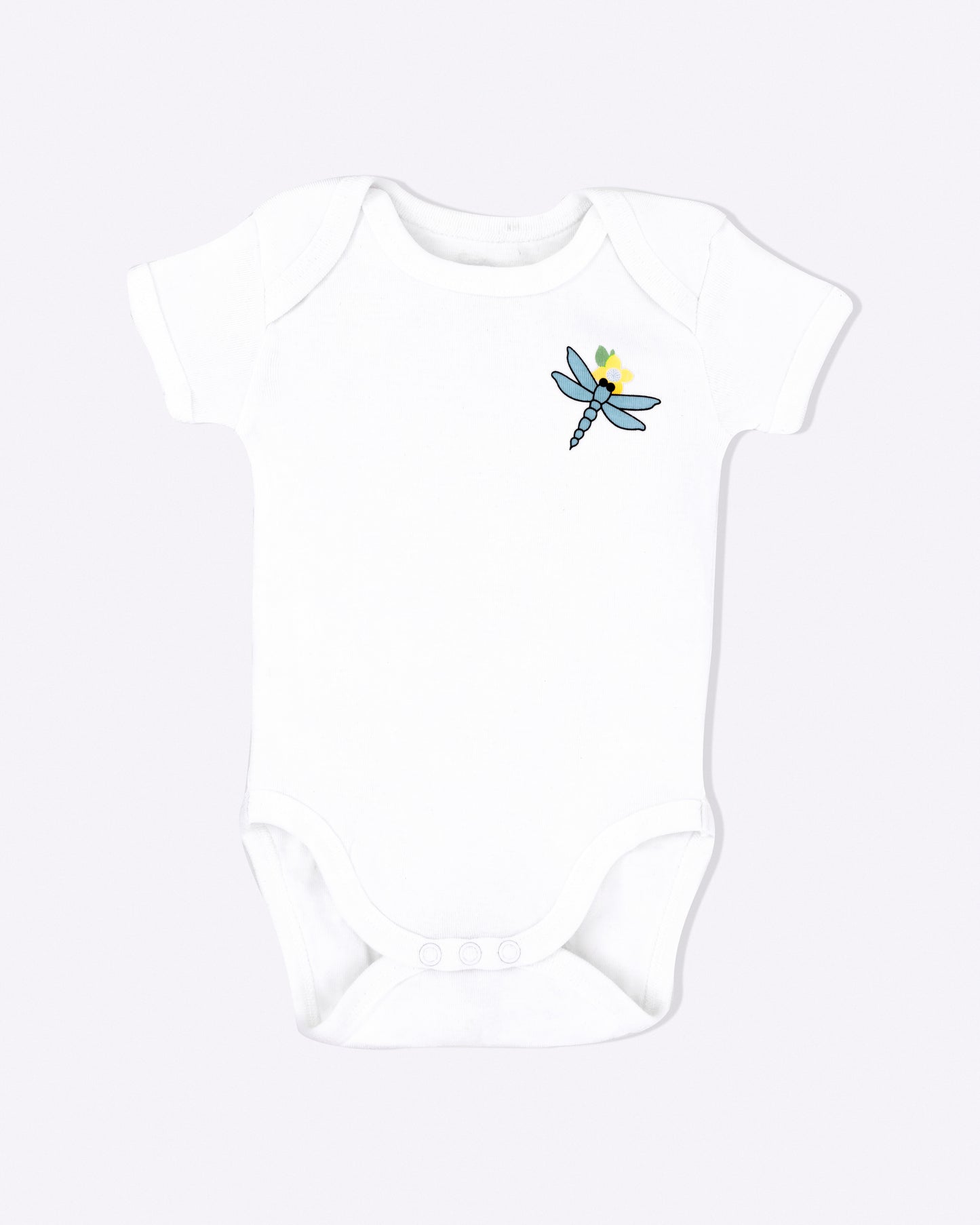 DRAGONFLY - Half Sleeve - Organic Baby Romper - Set of 3