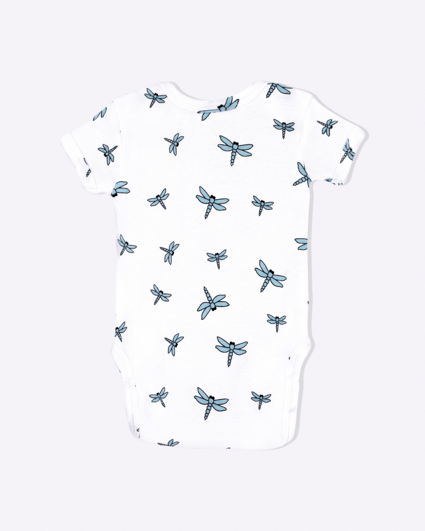 DRAGONFLY - Half Sleeve - Organic Baby Romper - Set of 3