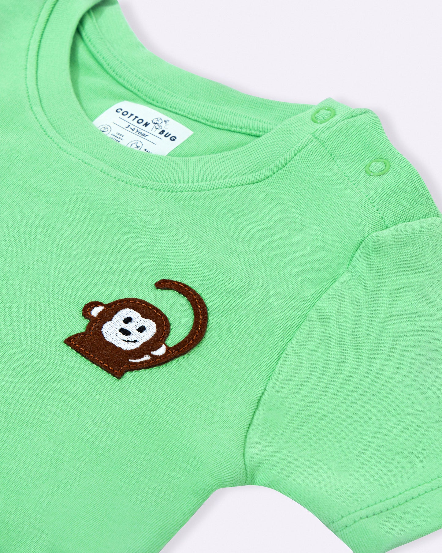 MONKEY - Organic Baby T-shirt & Shorts Co-ord Sets