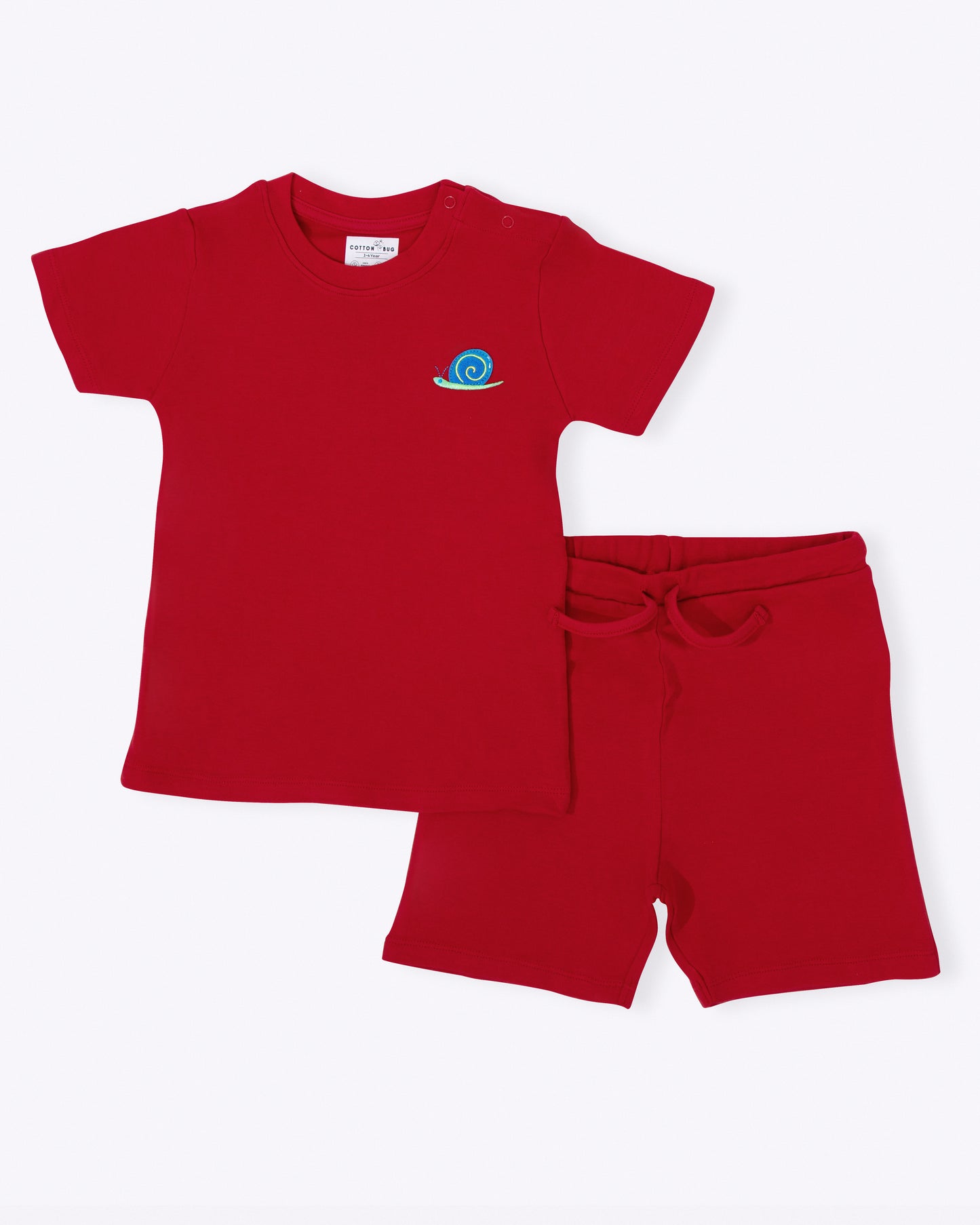 SNAIL - Organic Baby T-shirt & Shorts Co-ord Sets