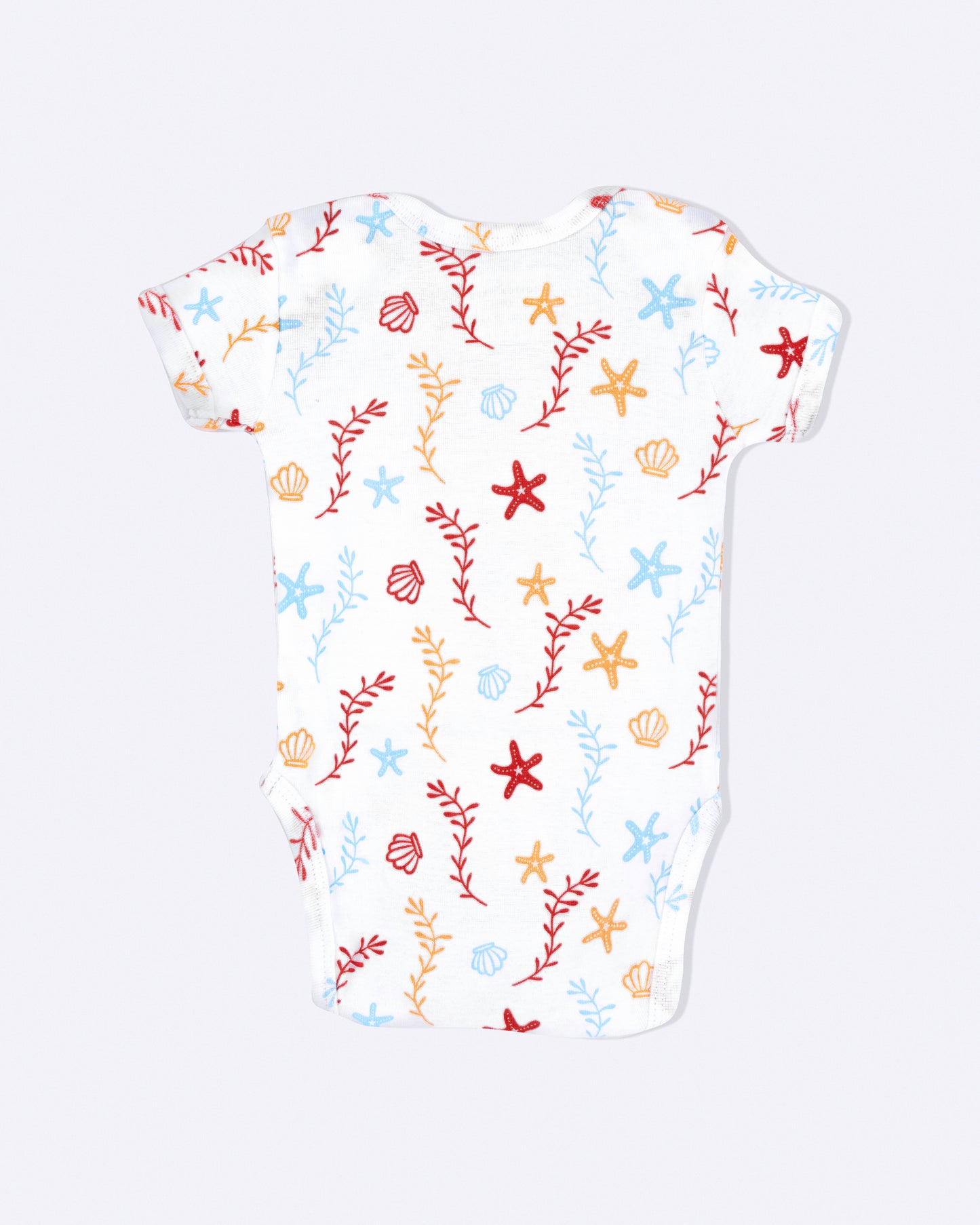 SEA WORLD - Half Sleeve - Organic Baby Romper - Set of 3