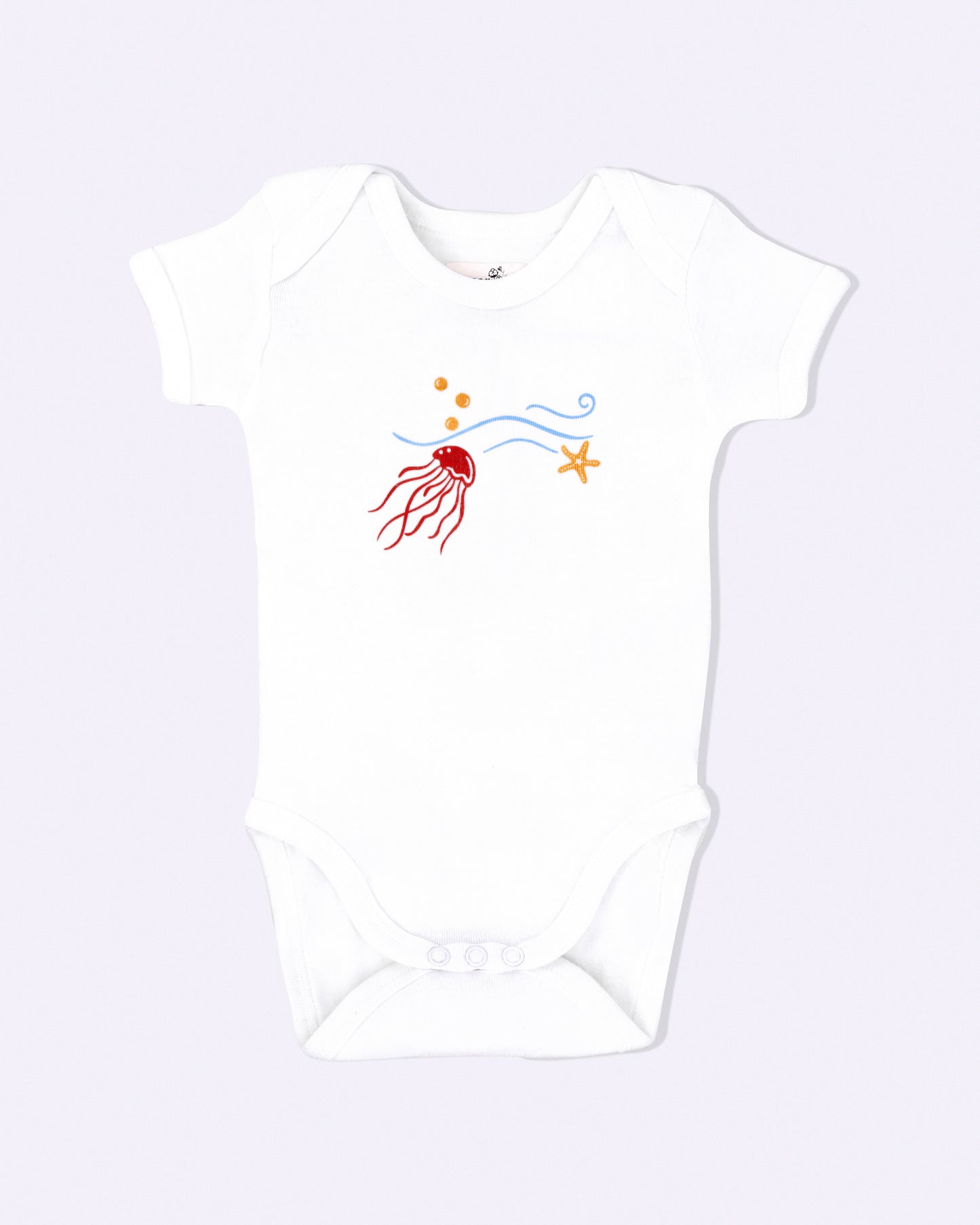SEA WORLD - Half Sleeve - Organic Baby Romper - Set of 3