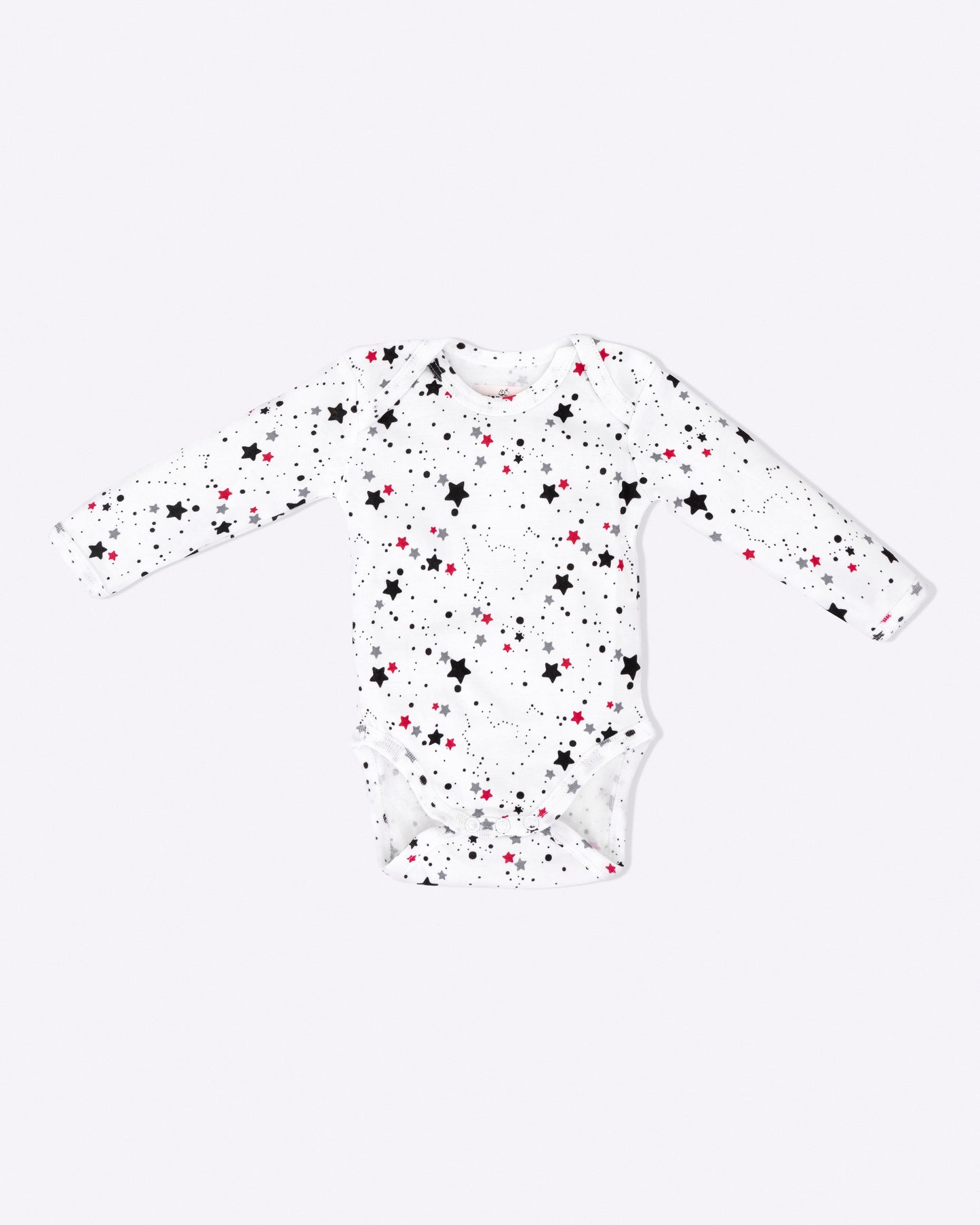 STARS - Full Sleeve - Organic Baby Romper - Set of 3