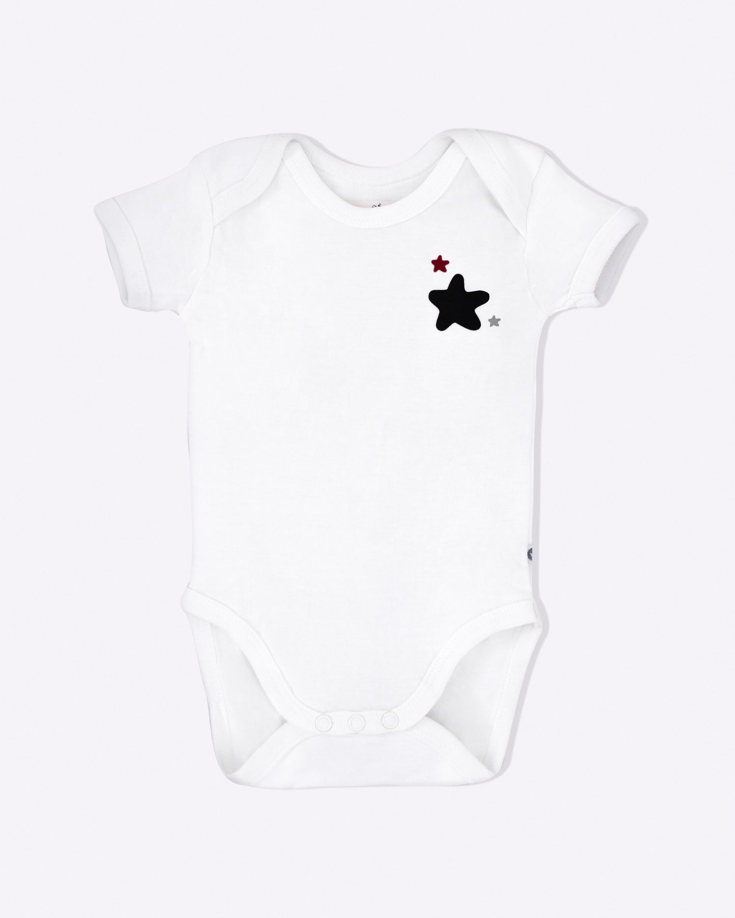 STARS - Half Sleeve - Organic Baby Romper - Set of 3