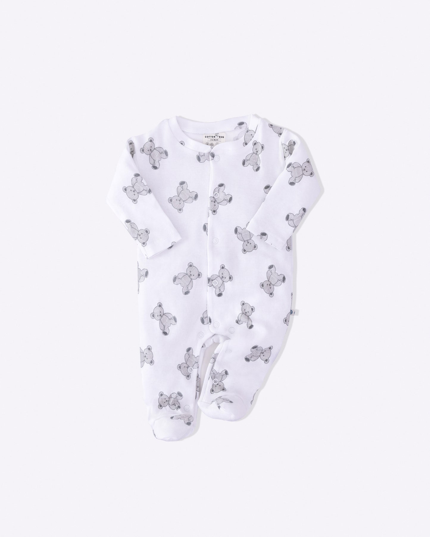 TEDDY - Full Pyjama Organic Baby Romper