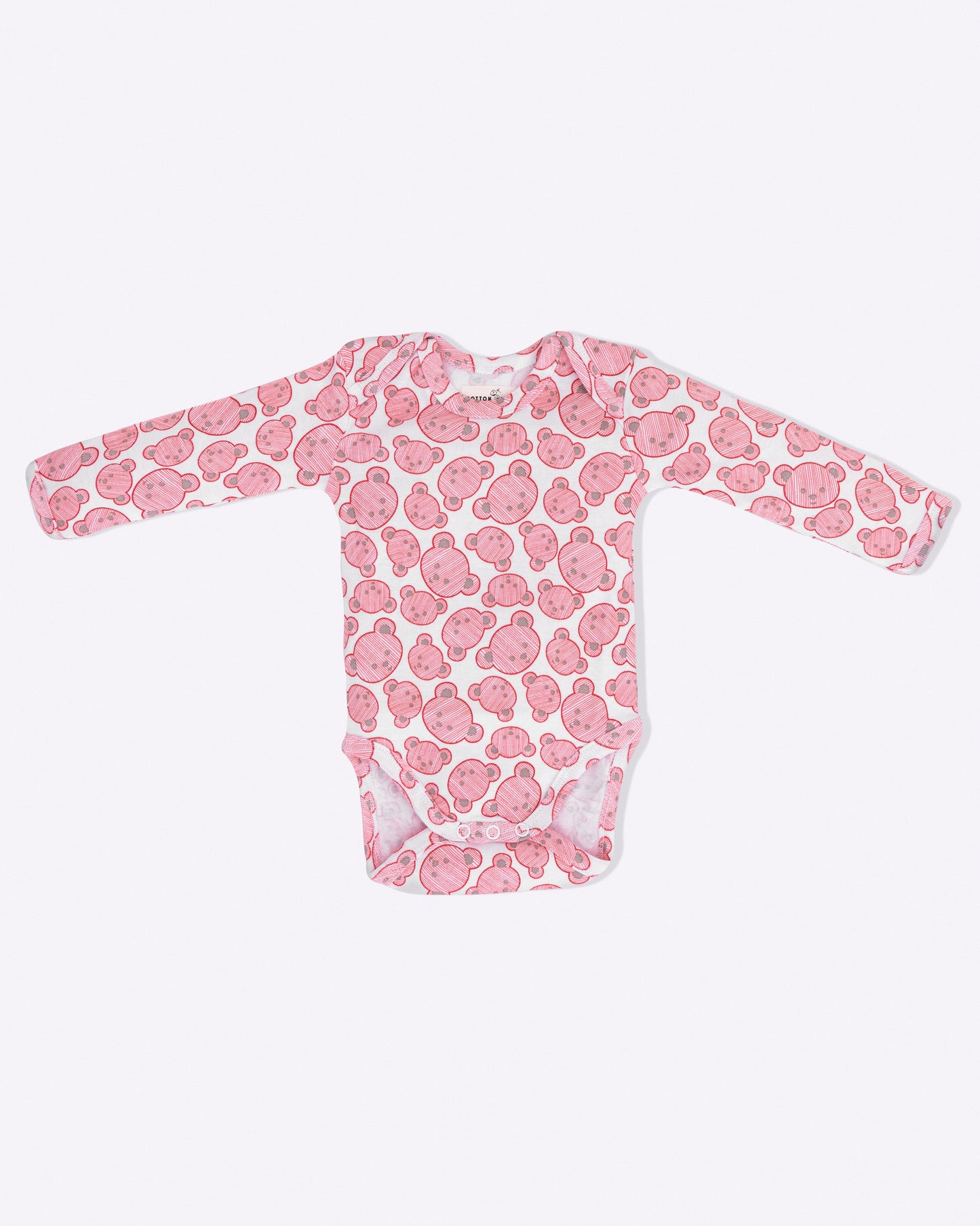 TEDDY - Full Sleeve - Organic Baby Romper - Set of 3