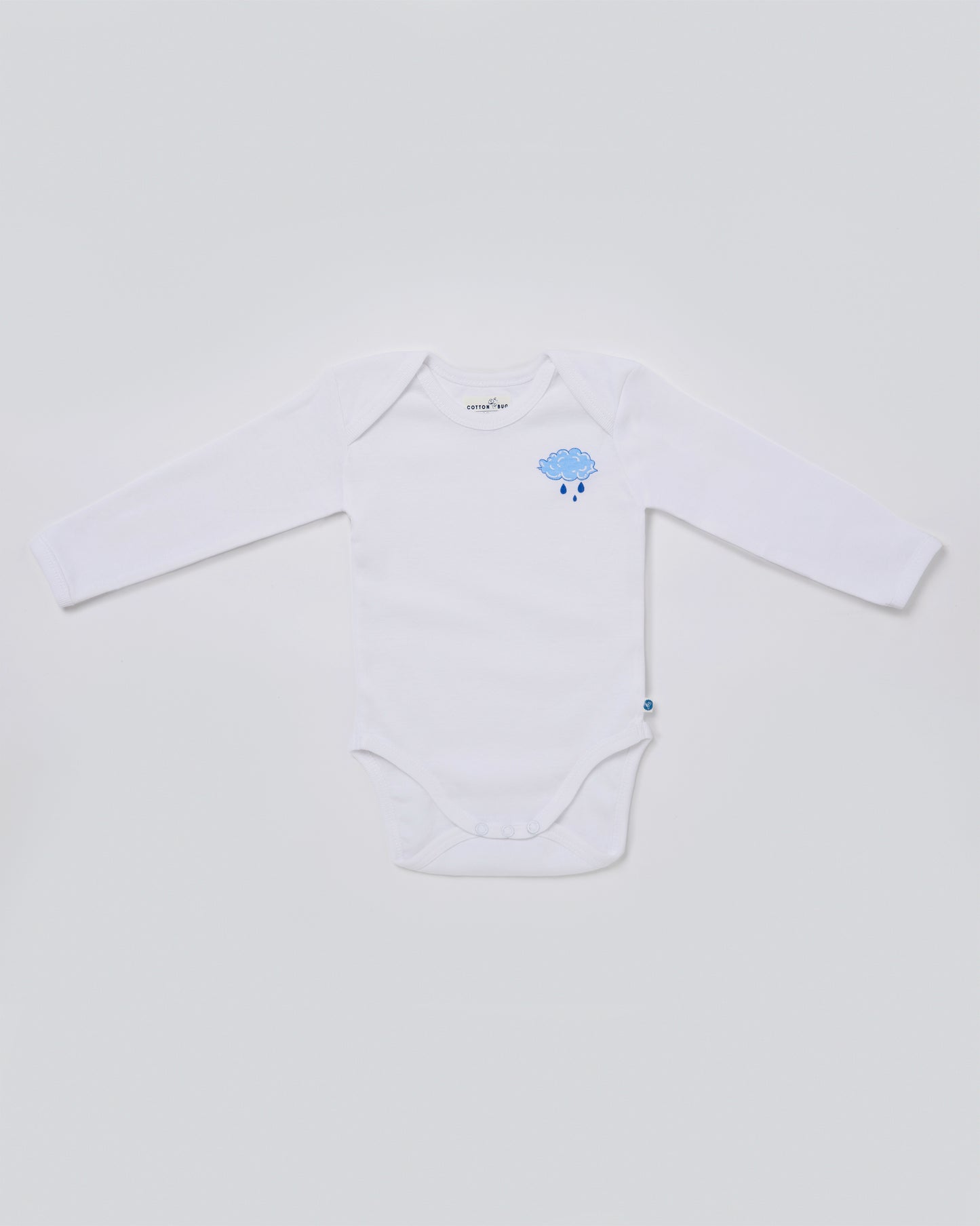 CLOUDS - Full sleeve - Organic Baby Romper - Set of 3