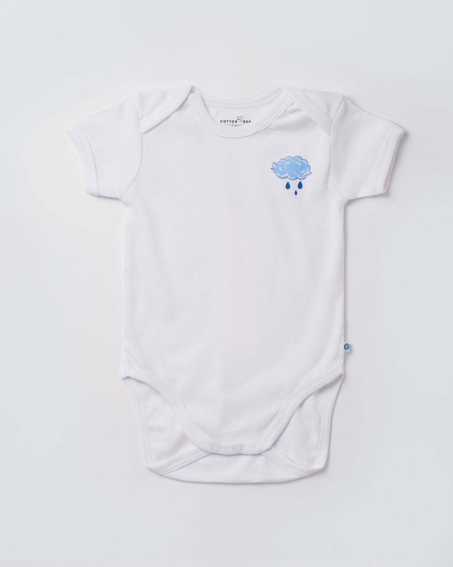 CLOUDS - Half sleeve - Organic Baby Romper - Set of 3