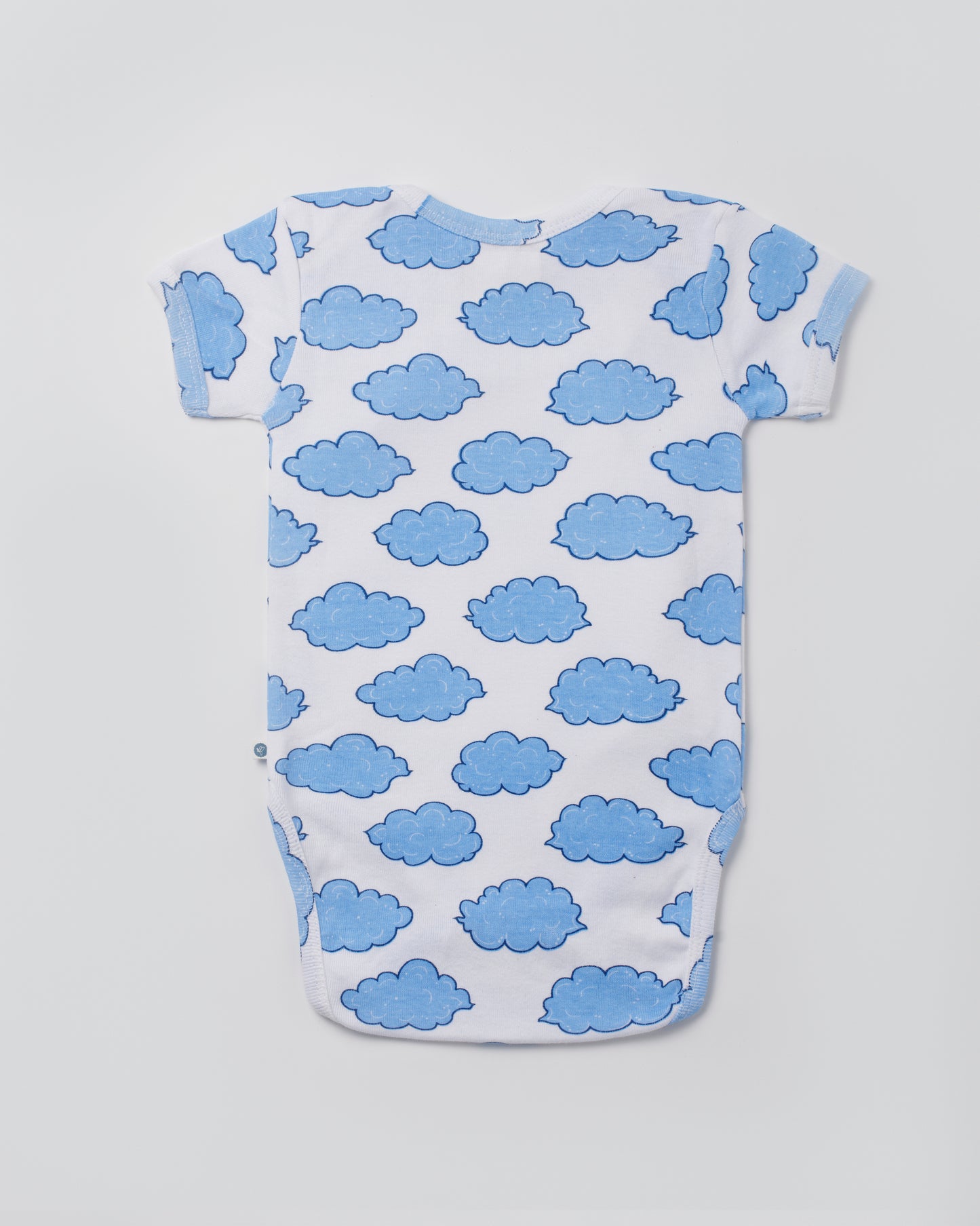 CLOUDS - Half sleeve - Organic Baby Romper - Set of 3