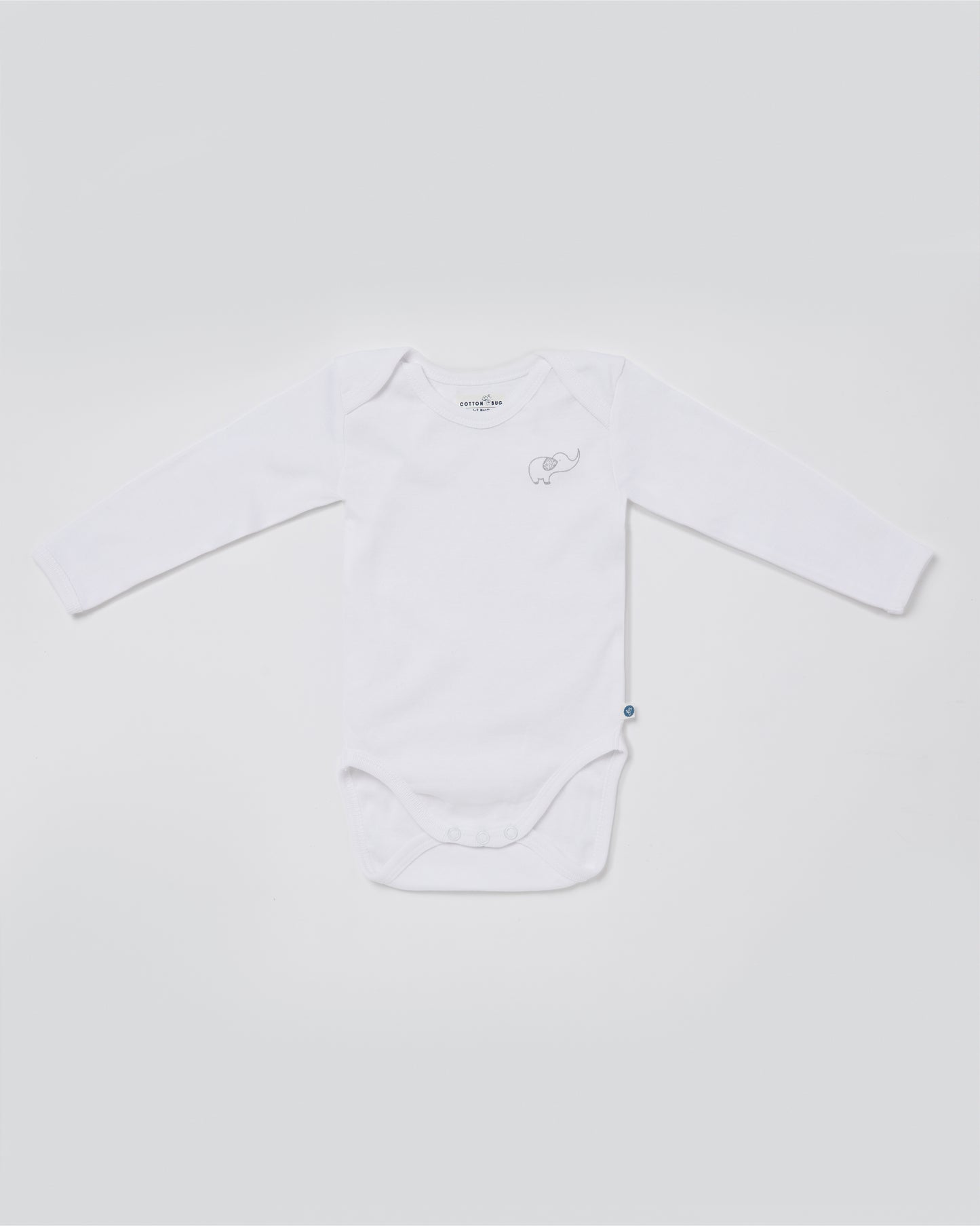 ELEPHANT - Full sleeve - Organic Baby Romper - Set of 3