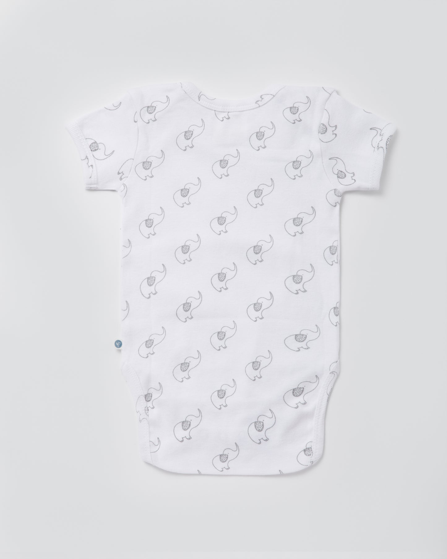 ELEPHANT - Half sleeve - Organic Baby Romper - Set of 3