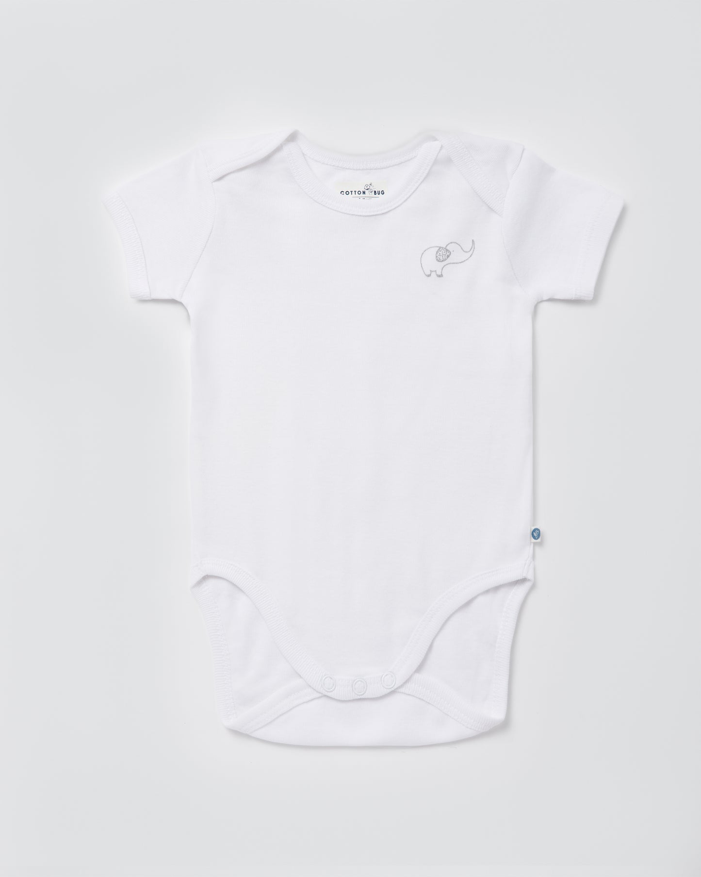 ELEPHANT - Half sleeve - Organic Baby Romper - Set of 3