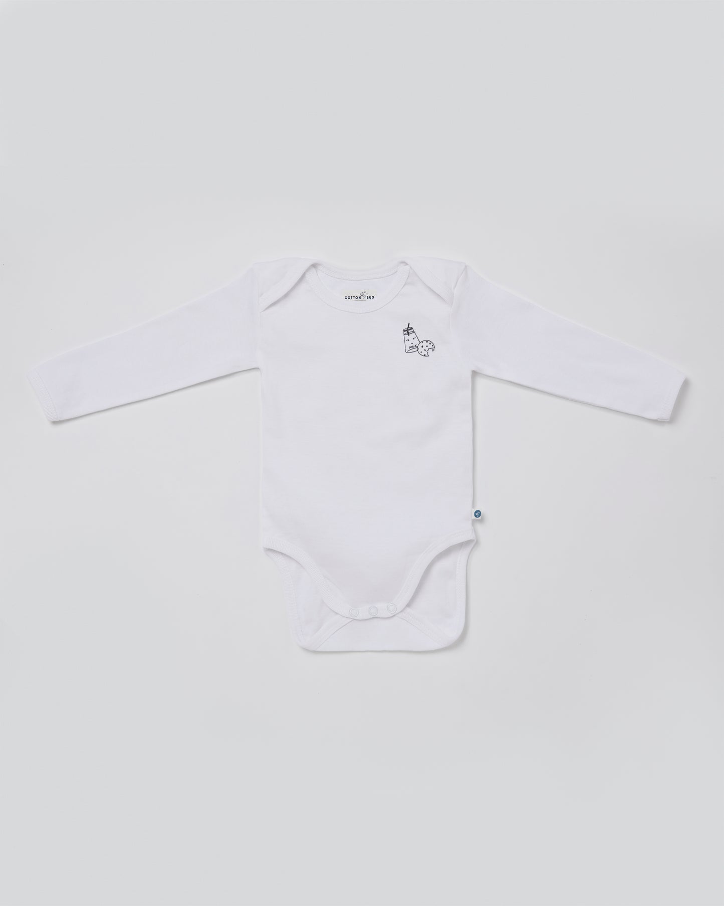 MILK - Full sleeve - Organic Baby Romper - Set of 3