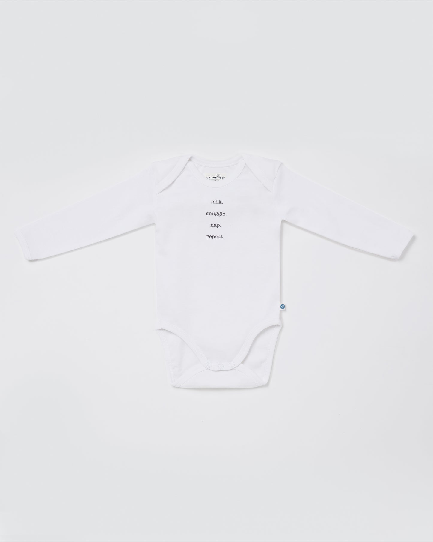 MILK - Full sleeve - Organic Baby Romper - Set of 3