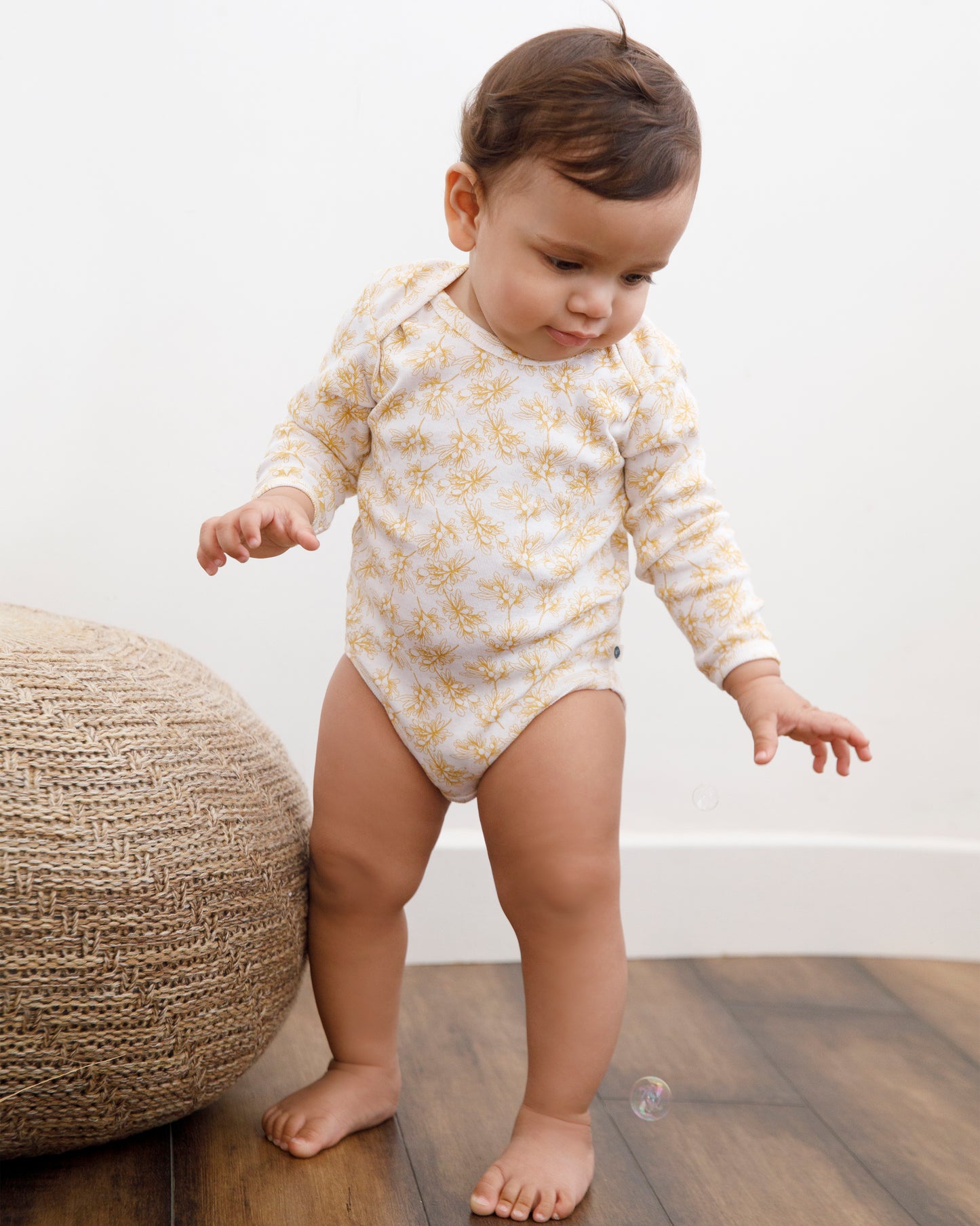 OLIVE - Full Sleeve - Organic Baby Romper - Set of 3