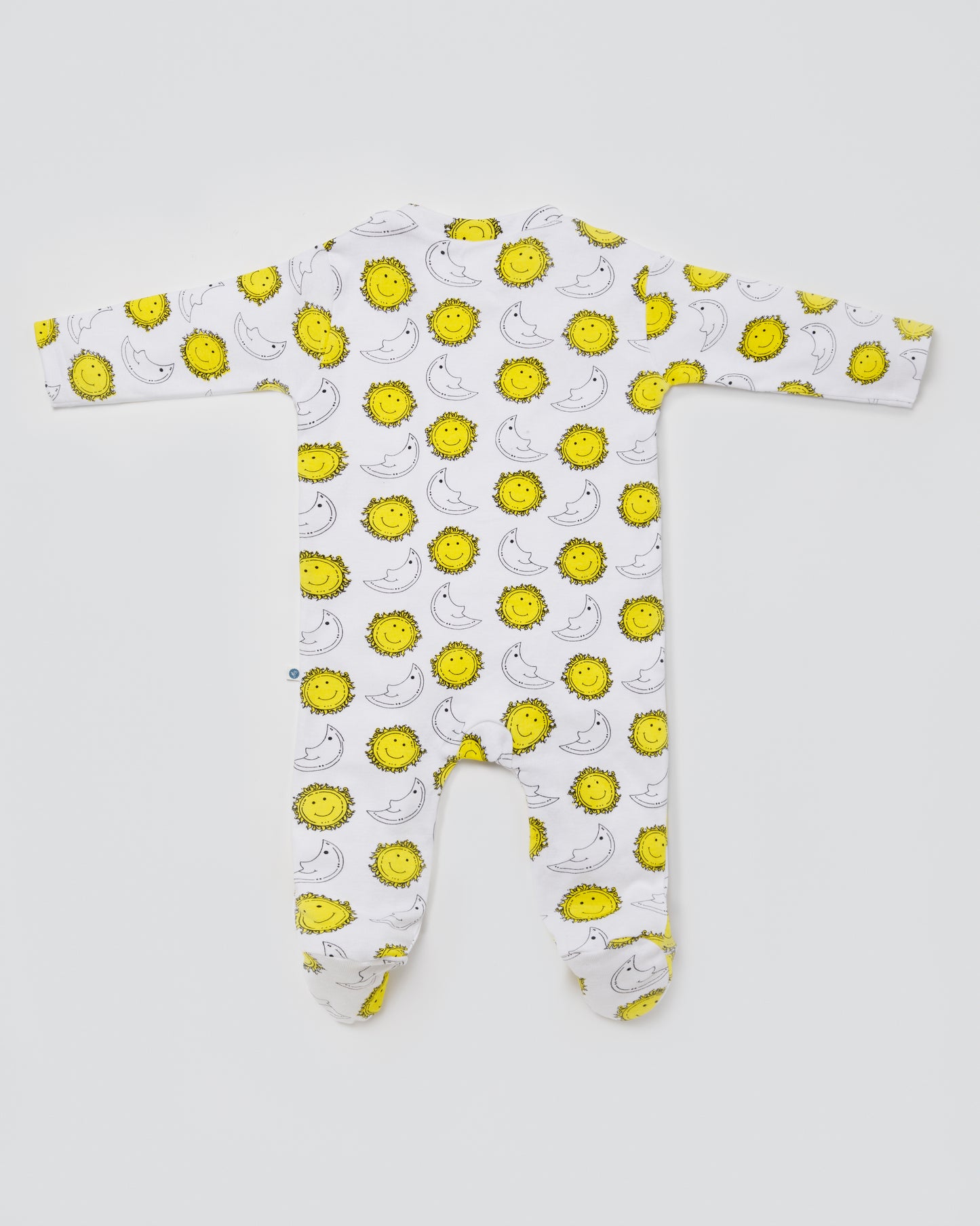 SUN & MOON - Full Pyjama Organic Baby Romper