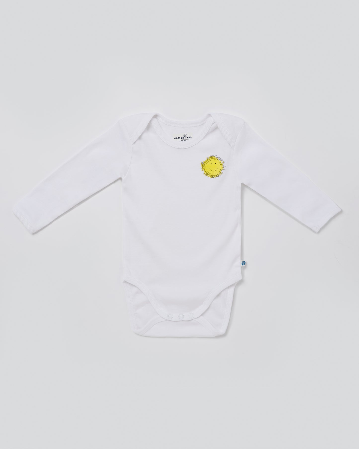 SUN & MOON - Full sleeves - Organic Baby Romper - Set of 3