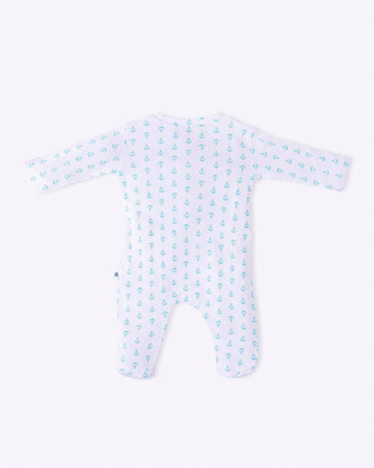 ANCHOR - Full Pyjama Organic Baby Romper