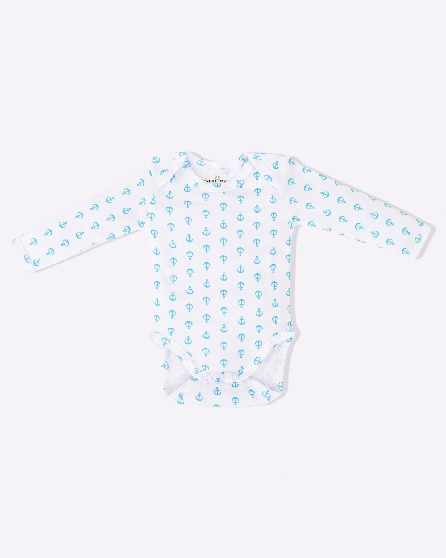 ANCHOR - Full Sleeve - Organic Baby Cotton Romper - Set of 3