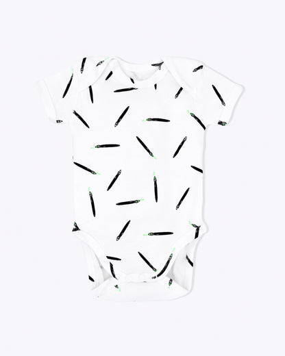 ART SPLASH - Half Sleeve - Organic Baby Romper - Set of 3