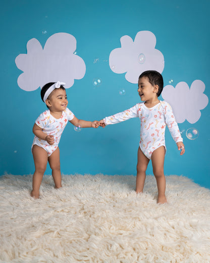 SEA WORLD - Full Sleeve - Organic Baby Romper - Set of 3