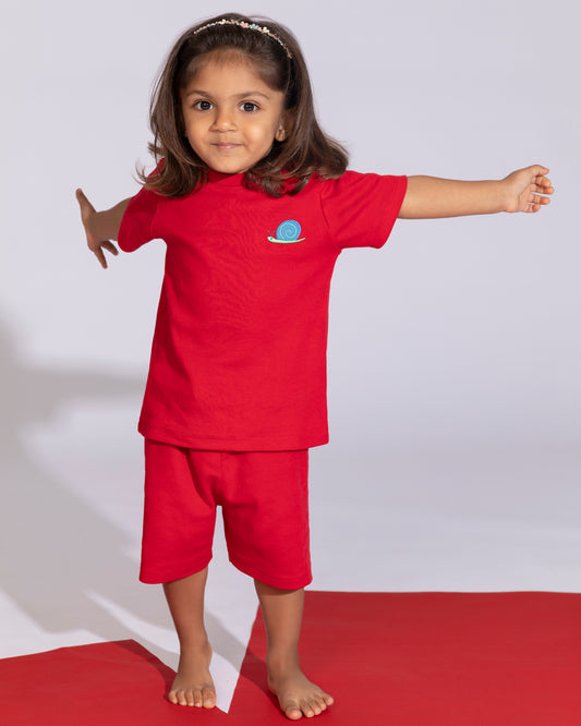 SNAIL - Organic Baby T-shirt & Shorts Co-ord Sets