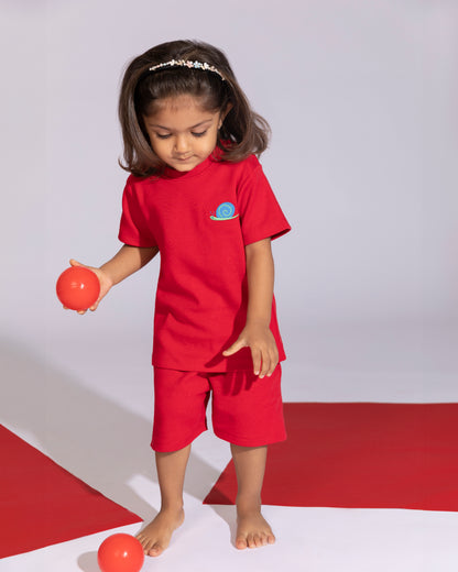 SNAIL - Organic Baby T-shirt & Shorts Co-ord Sets