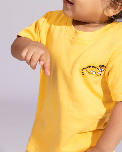 TIGER - Organic Baby T-shirt & Shorts Co-ord Sets