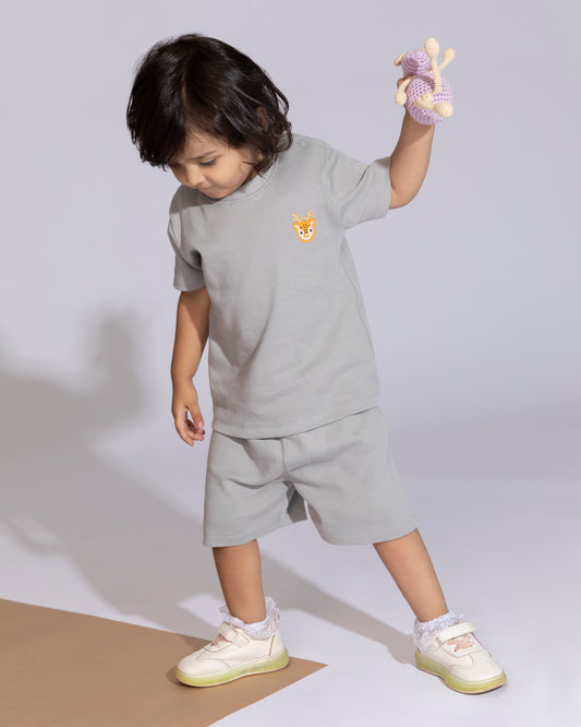 DEER - Organic Baby T-shirt & Shorts Co-ord Sets