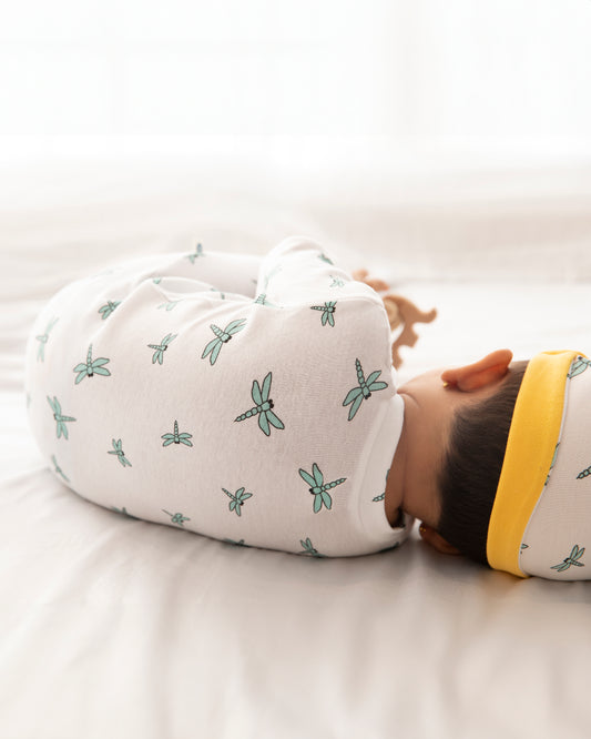 DRAGONFLY - Full Pyjama Organic Baby Romper