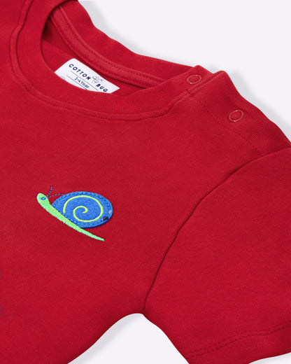 SNAIL - Organic Baby T-shirt & Shorts Co-ord Sets