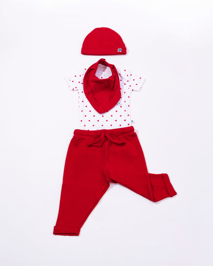 STARS - Half Sleeve - Organic Baby Romper - Set of 3