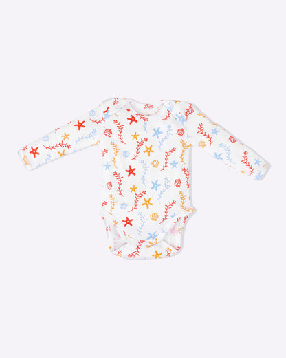 SEA WORLD - Full Sleeve - Organic Baby Romper - Set of 3