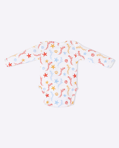 SEA WORLD - Full Sleeve - Organic Baby Romper - Set of 3