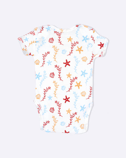 SEA WORLD - Half Sleeve - Organic Baby Romper - Set of 3