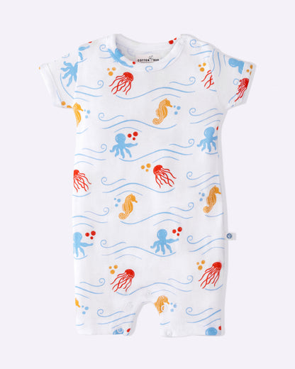 SEA WORLD - Organic Baby Romper Suit