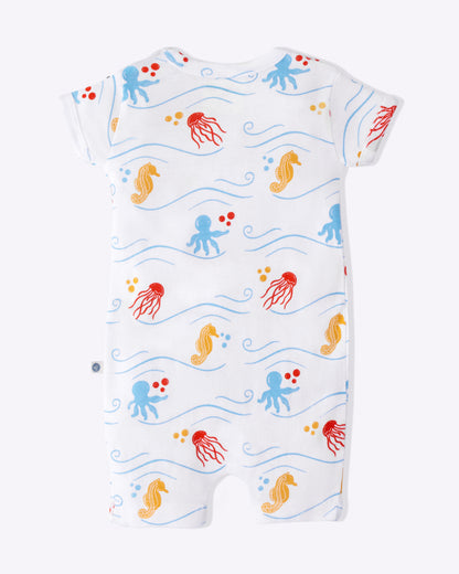 SEA WORLD - Organic Baby Romper Suit