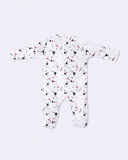 STARS - Full Pyjama Organic Baby Romper