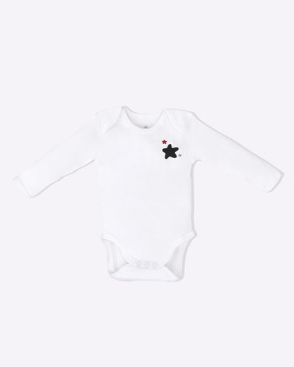 STARS - Full Sleeve - Organic Baby Romper - Set of 3