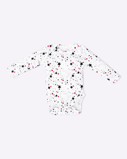 STARS - Full Sleeve - Organic Baby Romper - Set of 3